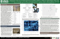 Emphasis on the algal communities associated with the nuisance diatom Didymosphenia geminata. While water quality monitoring programs are already  in place to oversee trends in health of NCR aquatic resources, these programs are not specifically designed to detect the appearance of nuisance species such as the diatom Didymosphenia geminata, which may present but at low abundance, or to assess more  fine-scale characteristics of streams such as the taxonomic diversity and functional potential of the resident microbial communities. Fortunately, new genomic technologies such as metagenomics and metabarcoding are gaining traction as valuable additions to existing monitoring programs worldwide due to their ability to characterize aquatic community structure and function at reasonable cost, and at a level of sensitivity never before available. Here, we present data on an ongoing metagenomics and metabarcoding study of select stream sites collected from among  all 11 NCR parks in 2014 and 2015 in order to assess differences in taxonomic and functional diversity in streams with and without D. geminata.