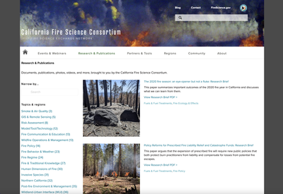 California Fire Science Consortium