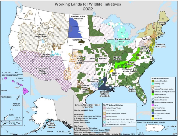 Smaller version of the WLFW Initiatives map