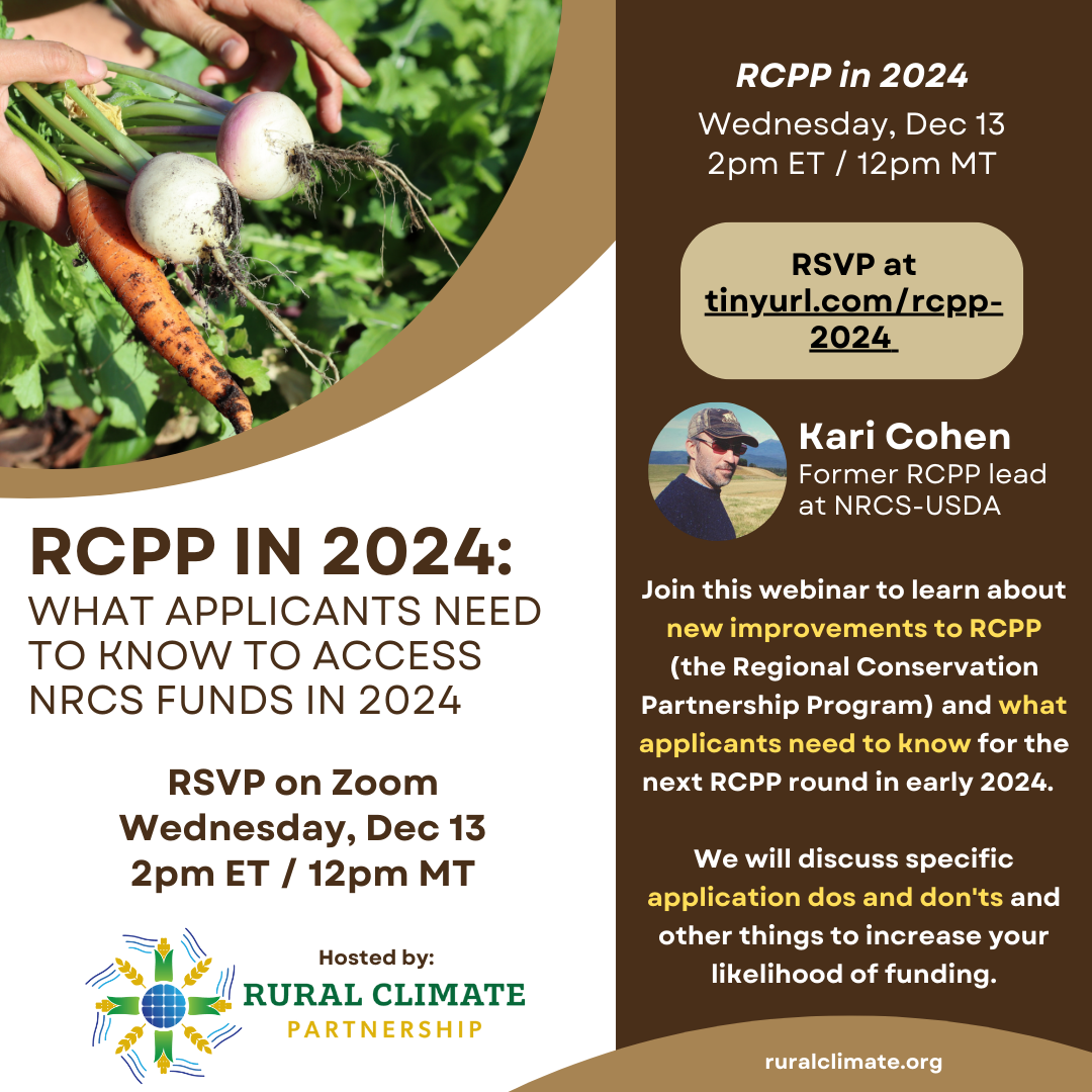 Webinar: Applying to RCPP in 2024