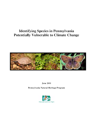 Identifying Species in Pennsylvania Potentially Vulnerable to Climate Change