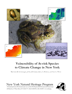 Vulnerability of at-risk species to climate change in New York