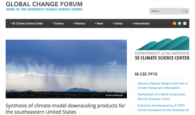 Synthesis of climate model downscaling products for the southeastern United States