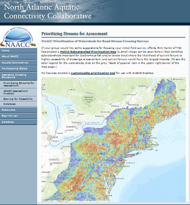 Prioritized HUC 12 Watersheds for Road-Stream Crossing Surveys